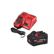 Milwaukee M18 FB8 akku + M12-18 FC laturi - Akut ja laturit - M18FB8PAK - 1