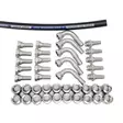 Letkupaketti 10 m Vincke 4SSN spiraaliletku 1" + BSP liittimet - Letku-liitinpaketit - MAN4S16BSPPAK - 1