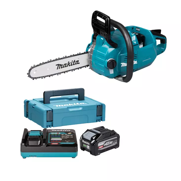 Makita XGT 40V ketjusaha, BL4040F akku ja pikalatauslaite - Makita 40V akkukonepaketit - UC014GPAK - 1
