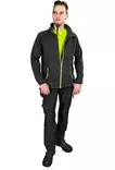 FLEECE NEULETAKKI ANTIGOR TUMMANHARMAAMEL/FL.KELTAINEN - Fleecet - PAT173K-M - 2