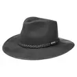 Stetson western buffalo leather hattu, musta - Päähineet - 2797301-M - 1