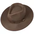 STETSON WESTERN BUFFALO LEATHER HATTU RUSKEA - Päähineet - 2797301-6-M - 2