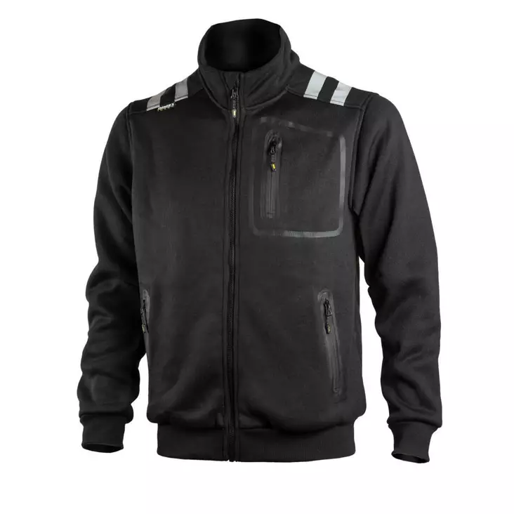 Dimex takki musta neulos, 4368, etupuoli - Hupparit - 4368-M - 4