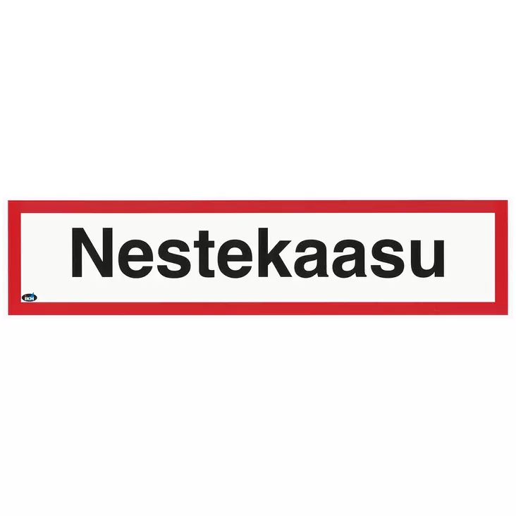 OPASTE NESTEKAASU 400X100 - Opasteet ja kyltit - TRA127M - 1