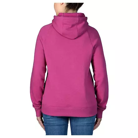 Carhartt naisten huppari, magenta, takaa - Naisille - 105573-P37-XS - 2