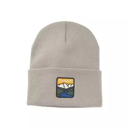 Carhartt River Cuffed Beanie pipo, harmaa - Carhartt asusteet - 107706-EE2OS - 1