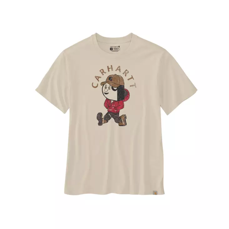 CARHARTT T-PAITA, LUONNONVALKOINEN - Carhartt-paidat - 107051-A16-S - 1