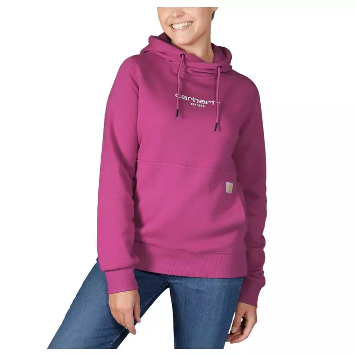 Carhartt naisten huppari, magenta, edest=C3=A4 - Naisille - 105573-P37-XS - 1