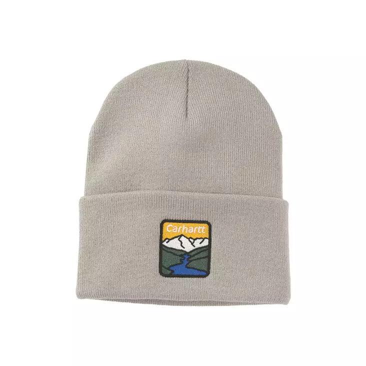 Carhartt River Cuffed Beanie pipo, harmaa - Carhartt asusteet - 107706-EE2OS - 1