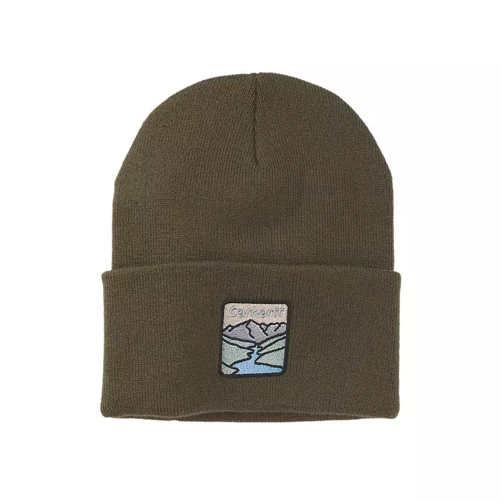 Carhartt River Cuffed Beanie pipo, ruskea - Carhartt asusteet - 107706-GN6OS - 1