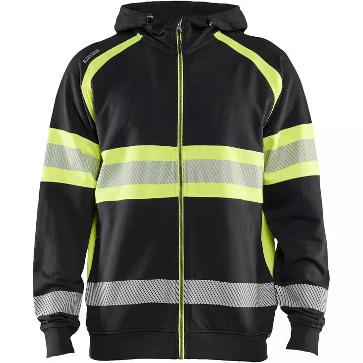 Bl=C3=A5kl=C3=A4der highvis huppari vetoketjulla - Hupparit - BLK3552-9933-S - 1