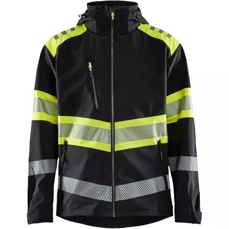Bl=C3=A5kl=C3=A4der softshell highvis-ty=C3=B6takki - Työtakit - BLK4494-9933-S - 1