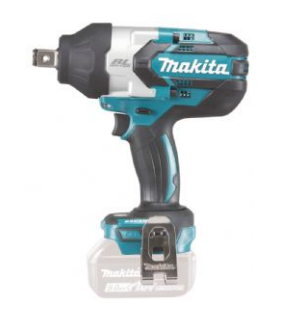 MUTTERINVÄÄNNIN 18V, 3/4", 1050 NM, HIILIHARJATON, PELKKÄ RUNKO - Makita 18 V rungot - DTW1001Z - 1